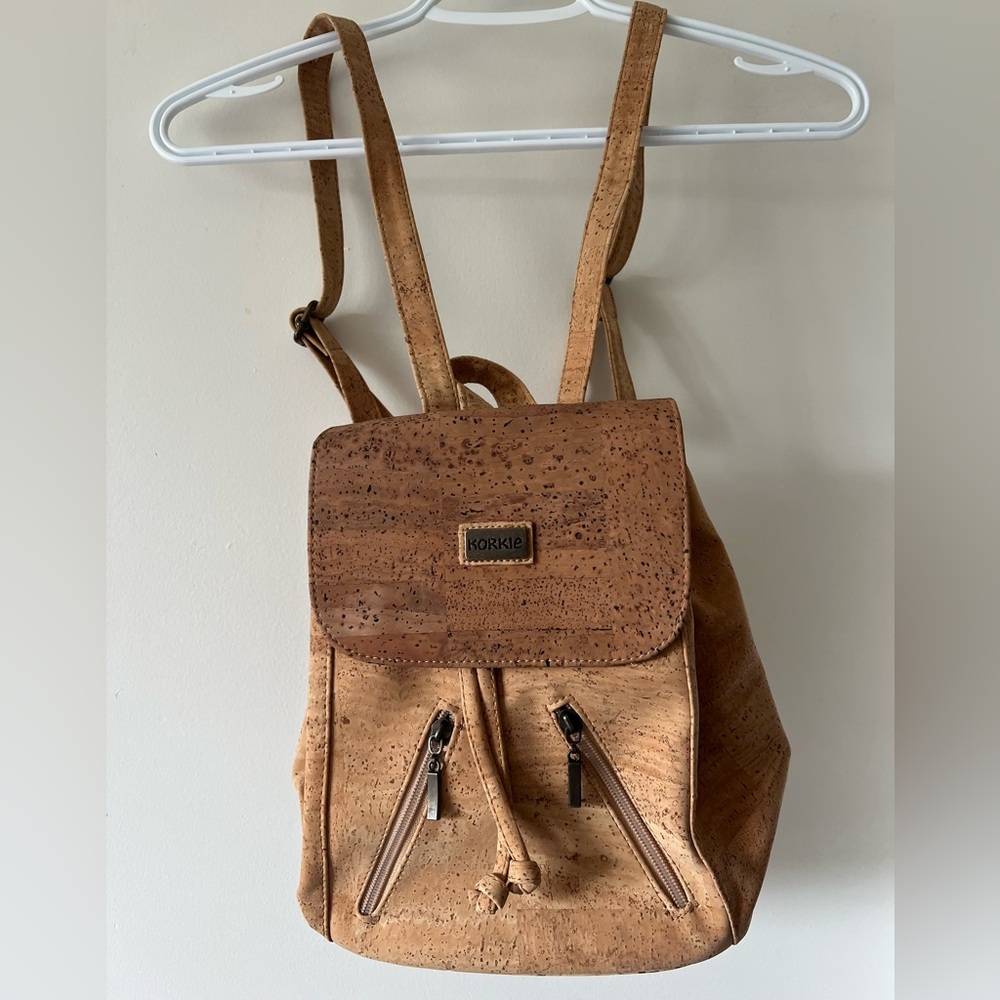 Beautiful Small Cork Backpack